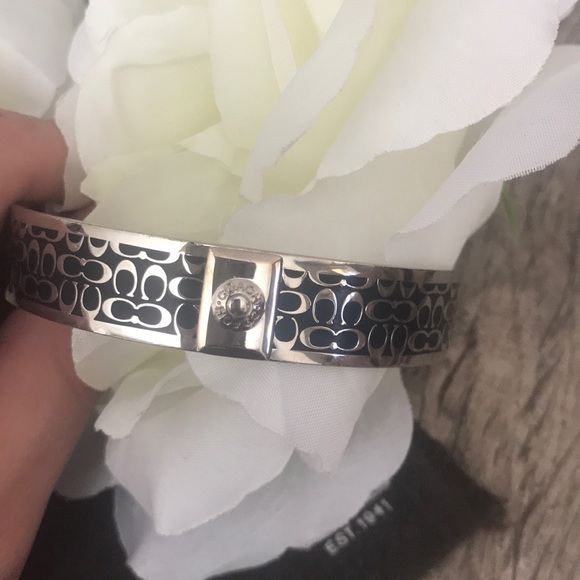 Coach Logo Bangle - Picture 2 of 3